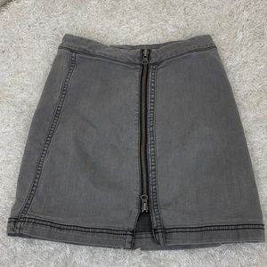 Free People Skirt Size 2 Gray